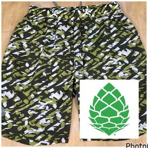Stio Second Light Camo‎ Shorts Mens XL (Waist 34-36") Lined Reflective